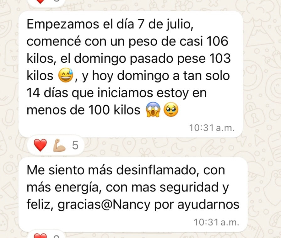 Antes y después