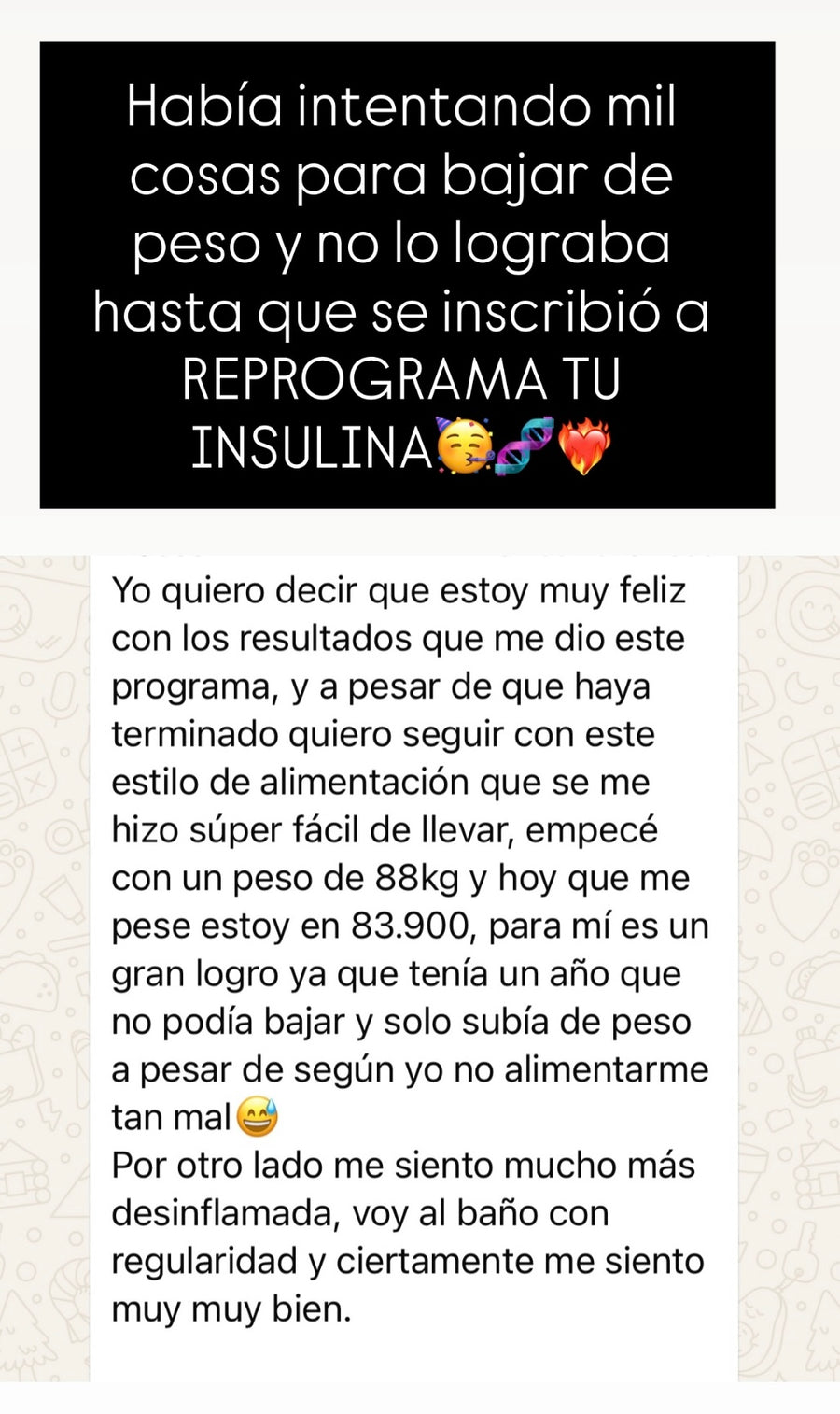Antes y después