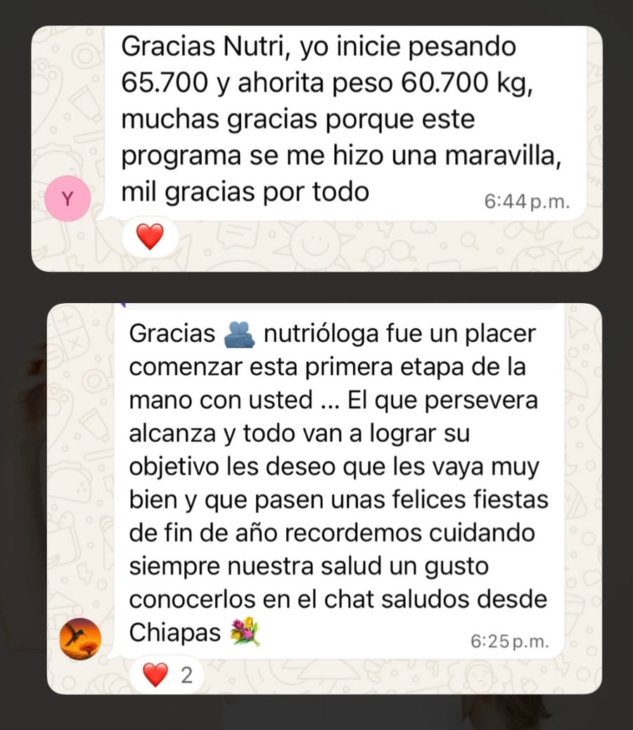Antes y después
